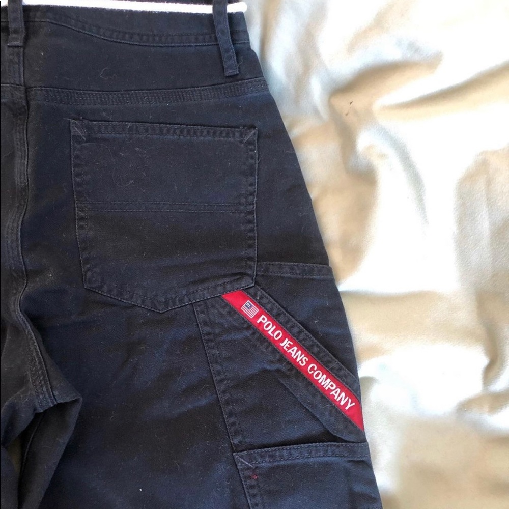 Vintage black polo cargo pants